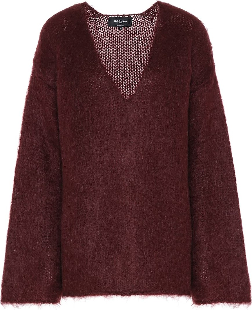 ROCHAS Oversized mohair-blend sweater