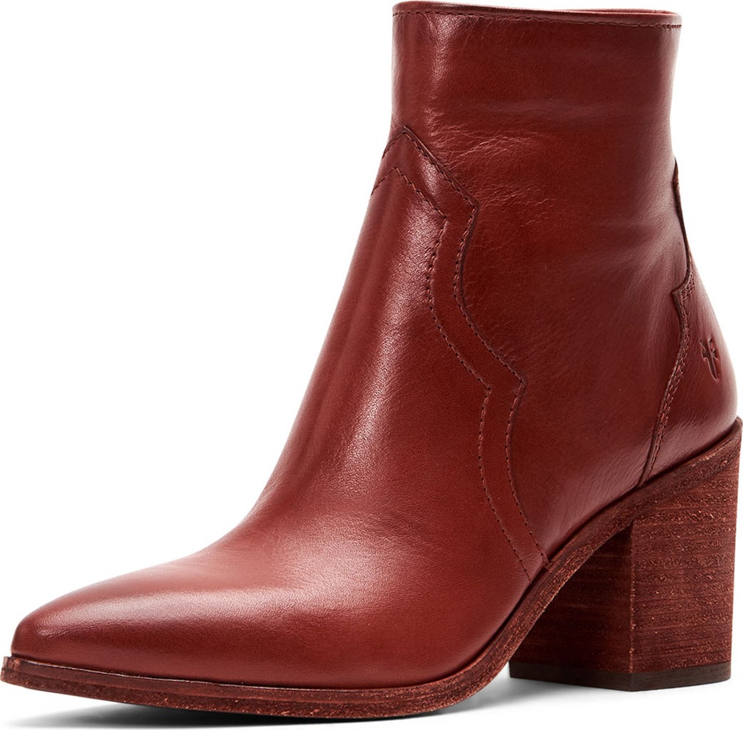 Frye Flynn Short Leather Western Boots