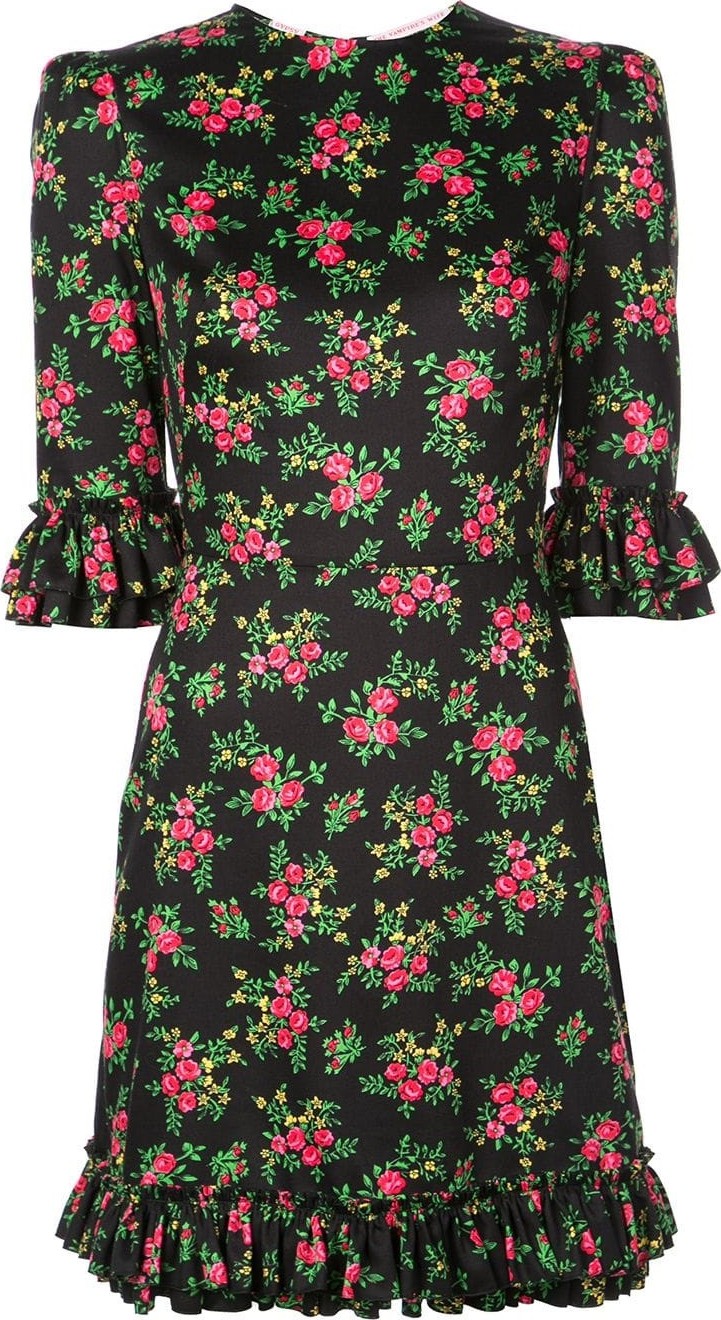 The Vampire's Wife Floral Mini Festival dress
