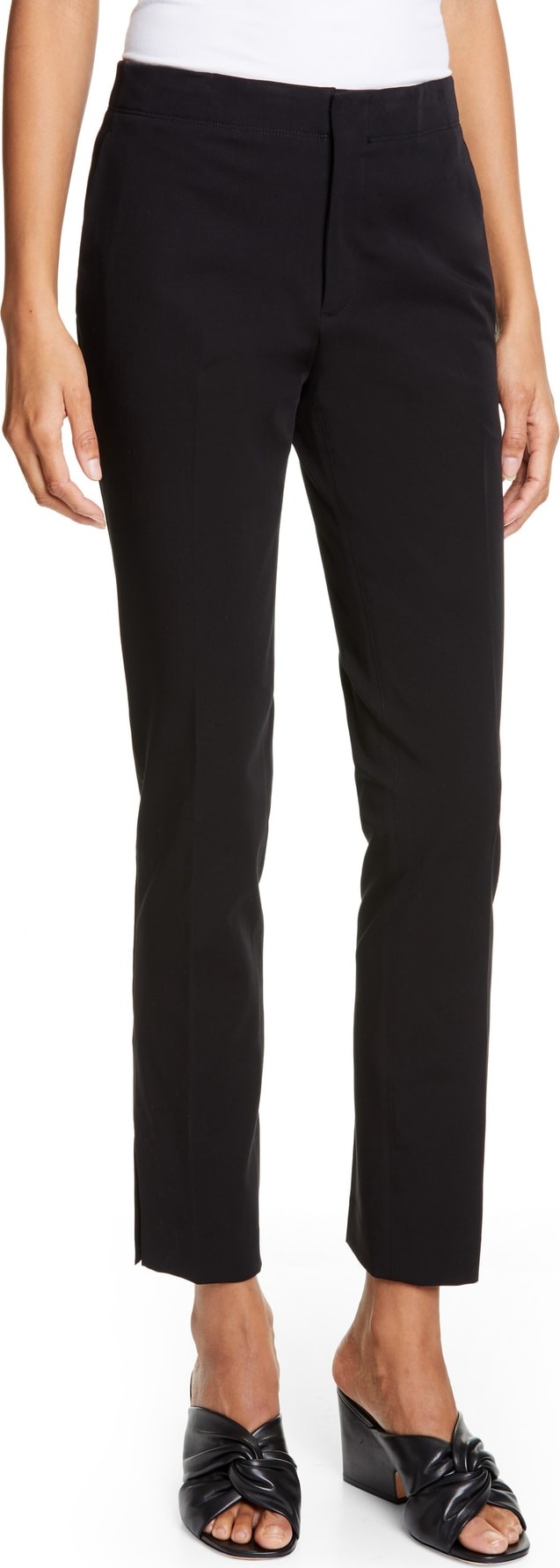 Helmut Lang Stretch Cotton Slim Trousers
