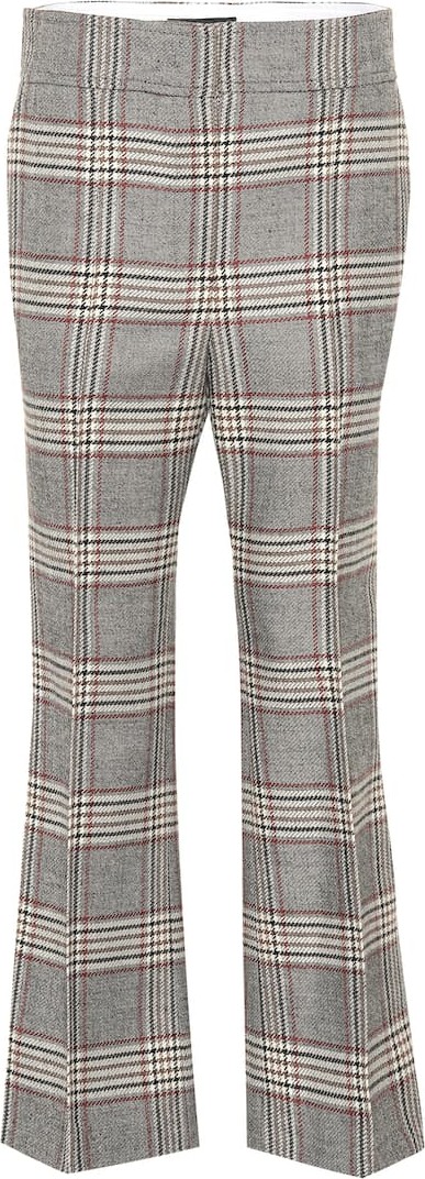 Joseph Ridge checked wool pants