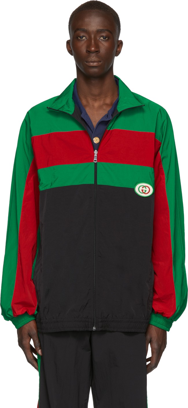 Gucci Black Oversized Waterproof Jacket