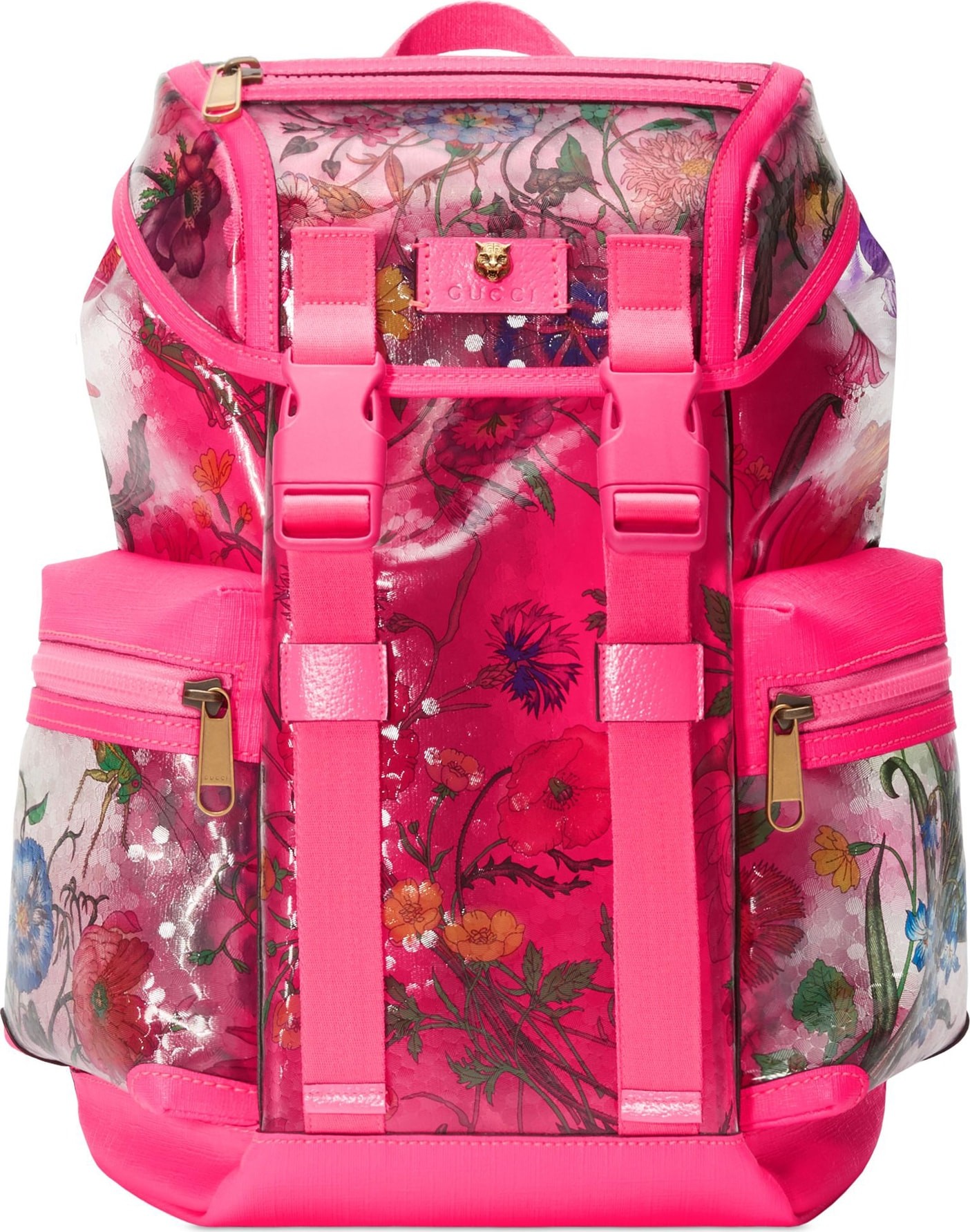 Gucci Floral Print Small Backpack