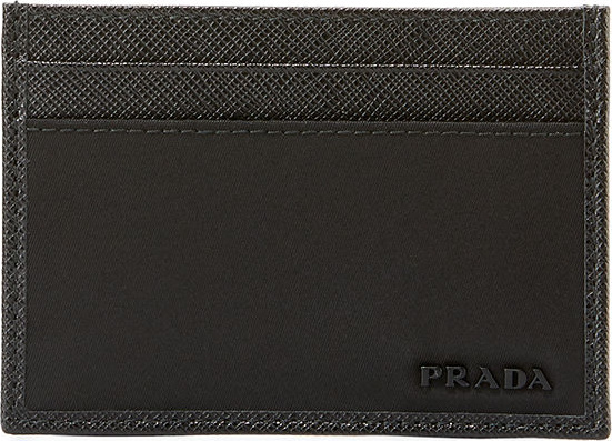 Prada Nylon/Leather Card Case