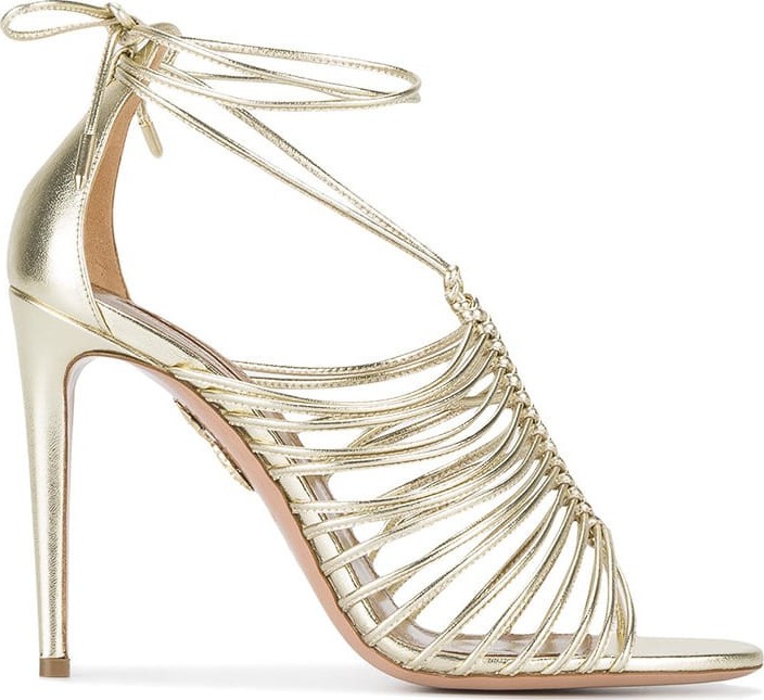 Aquazzura GOLD NADJA SANDAL