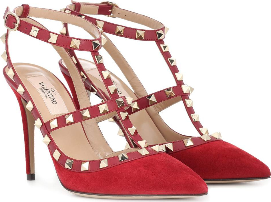 Valentino Valentino Garavani Rockstud suede pumps