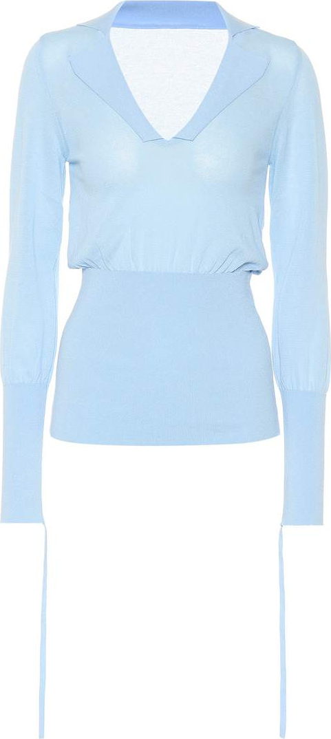 Jacquemus Praia cotton-blend top
