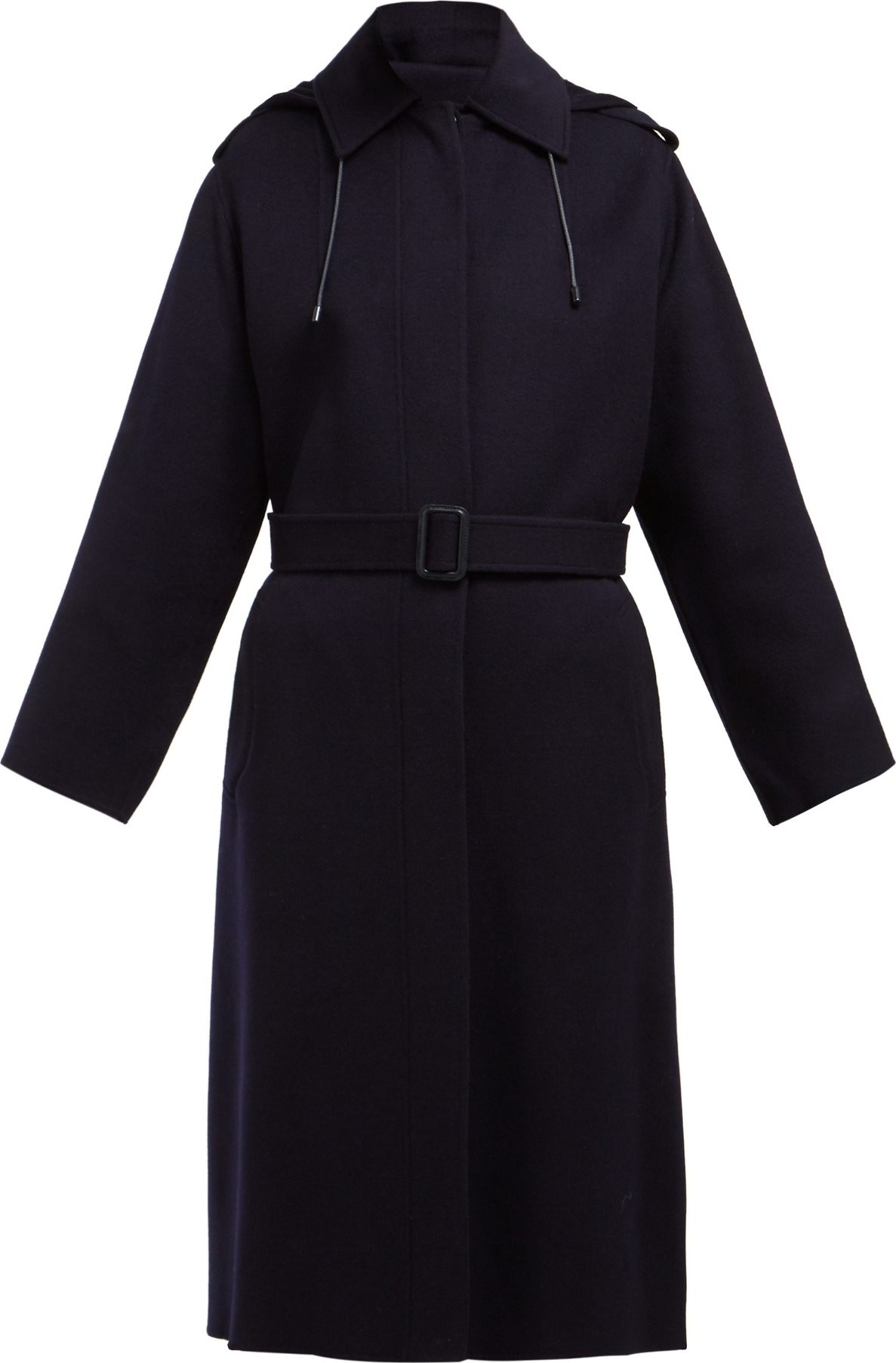 Joseph Carbon Feather single-breasted wool-blend coat