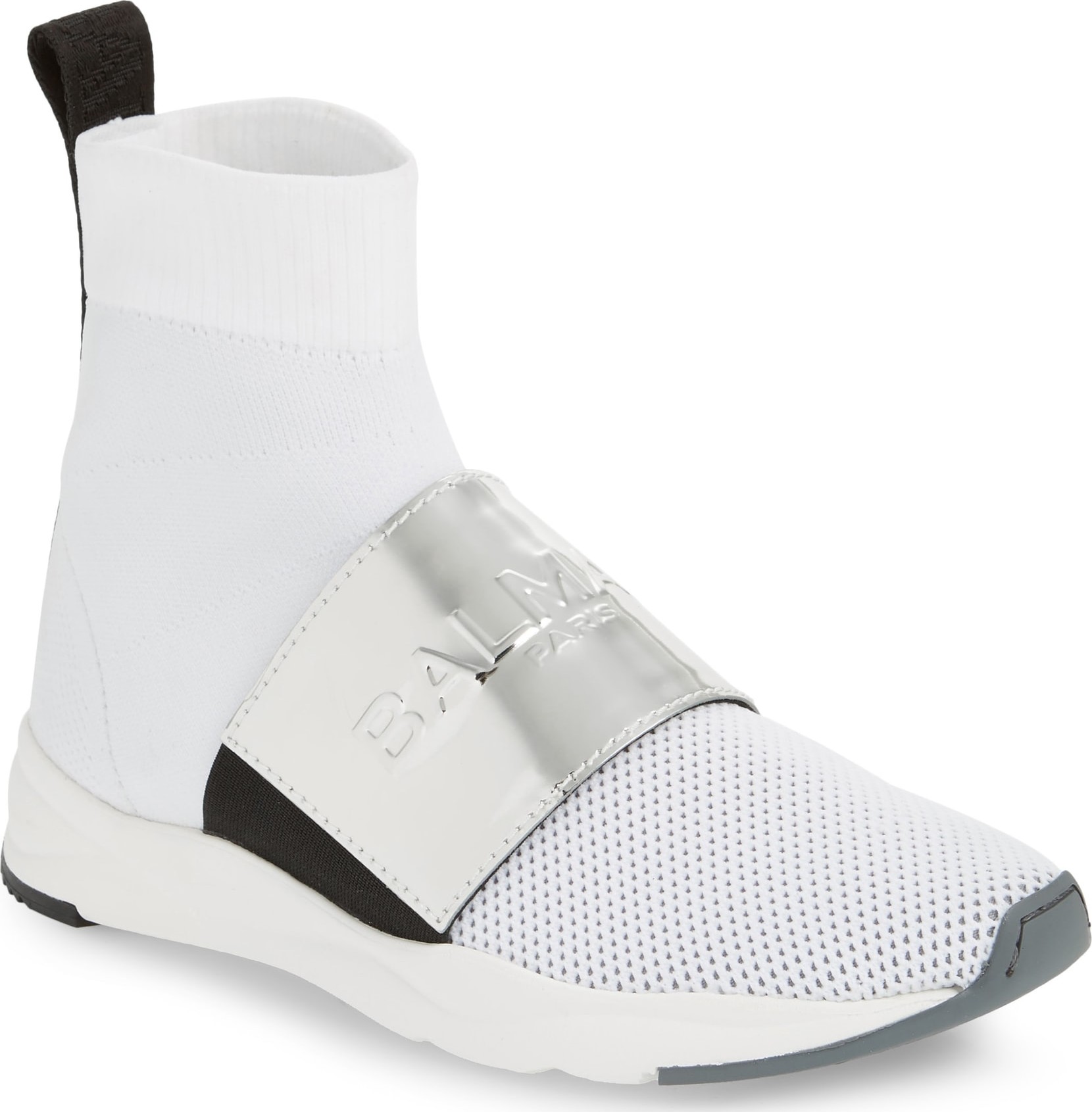 Balmain Cameron Knit Sneaker Boot