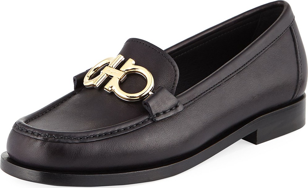 Salvatore Ferragamo Women's Rolo Reversible Gancini Loafer Salvatore Ferragamo Women's Rolo Reversible Gancini Loafer