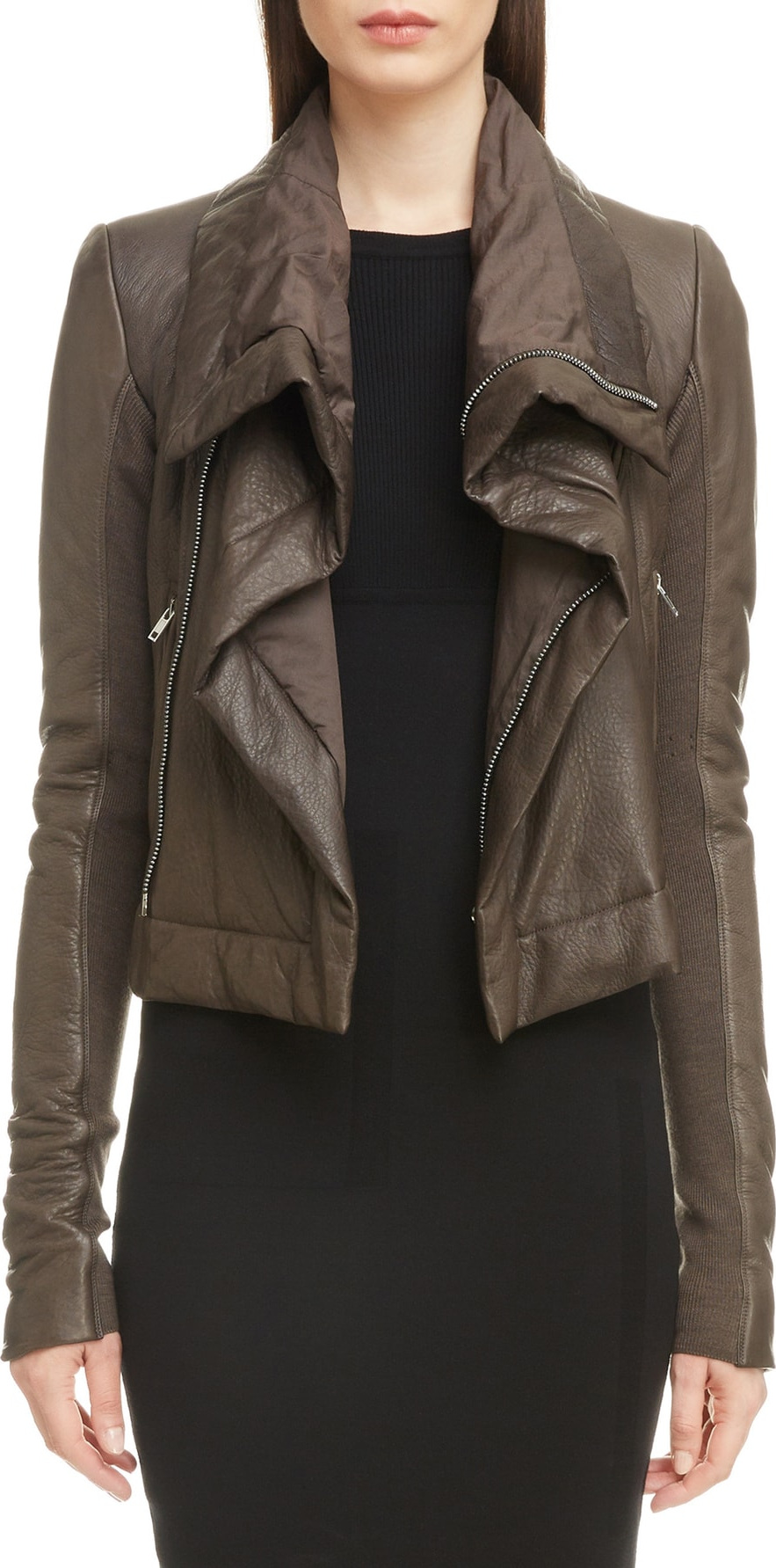 Rick Owens Classic Leather Biker Jacket