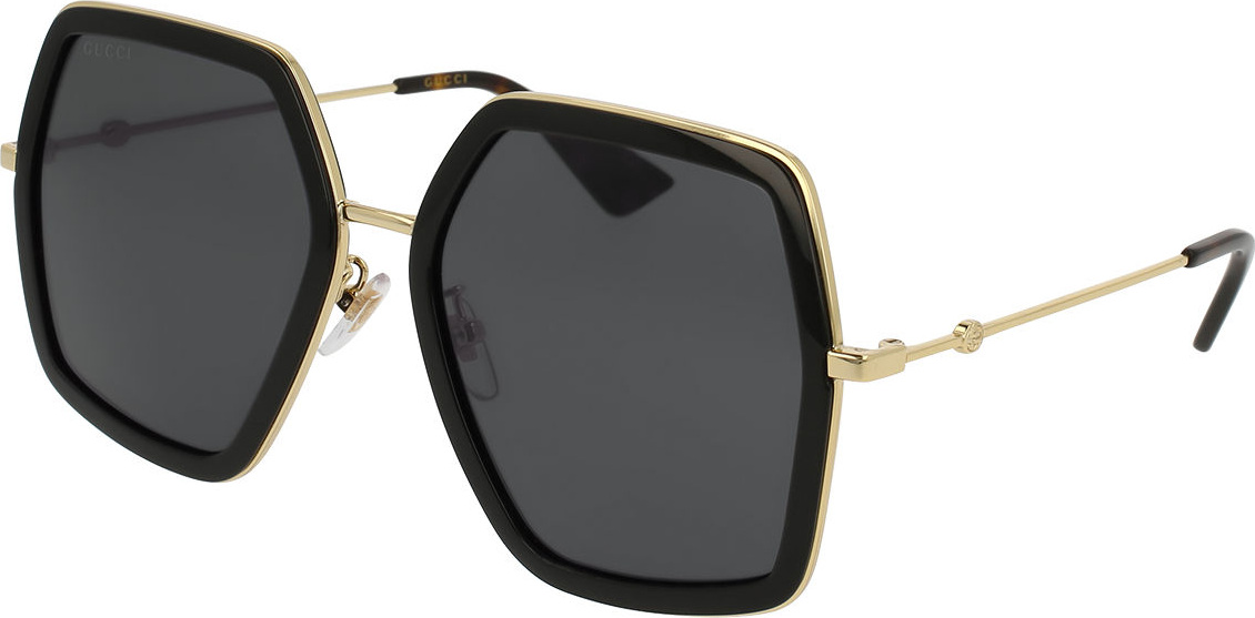 Gucci Oversized Square Web Sunglasses