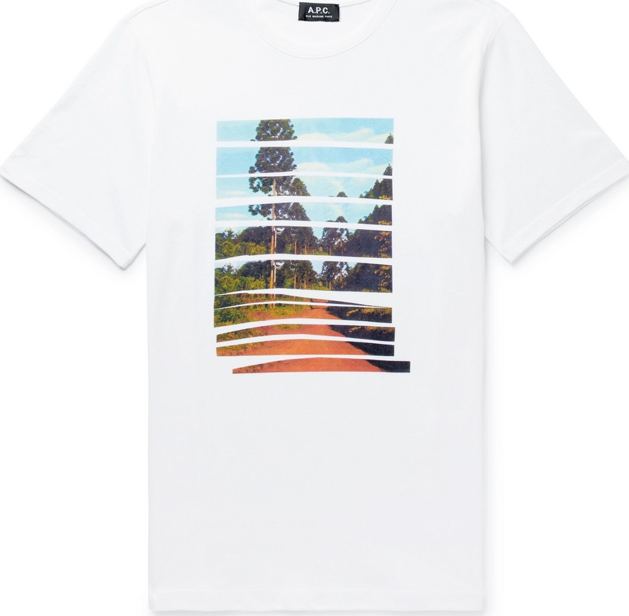 A.P.C. Terre Rouge Printed Cotton-Jersey T-Shirt