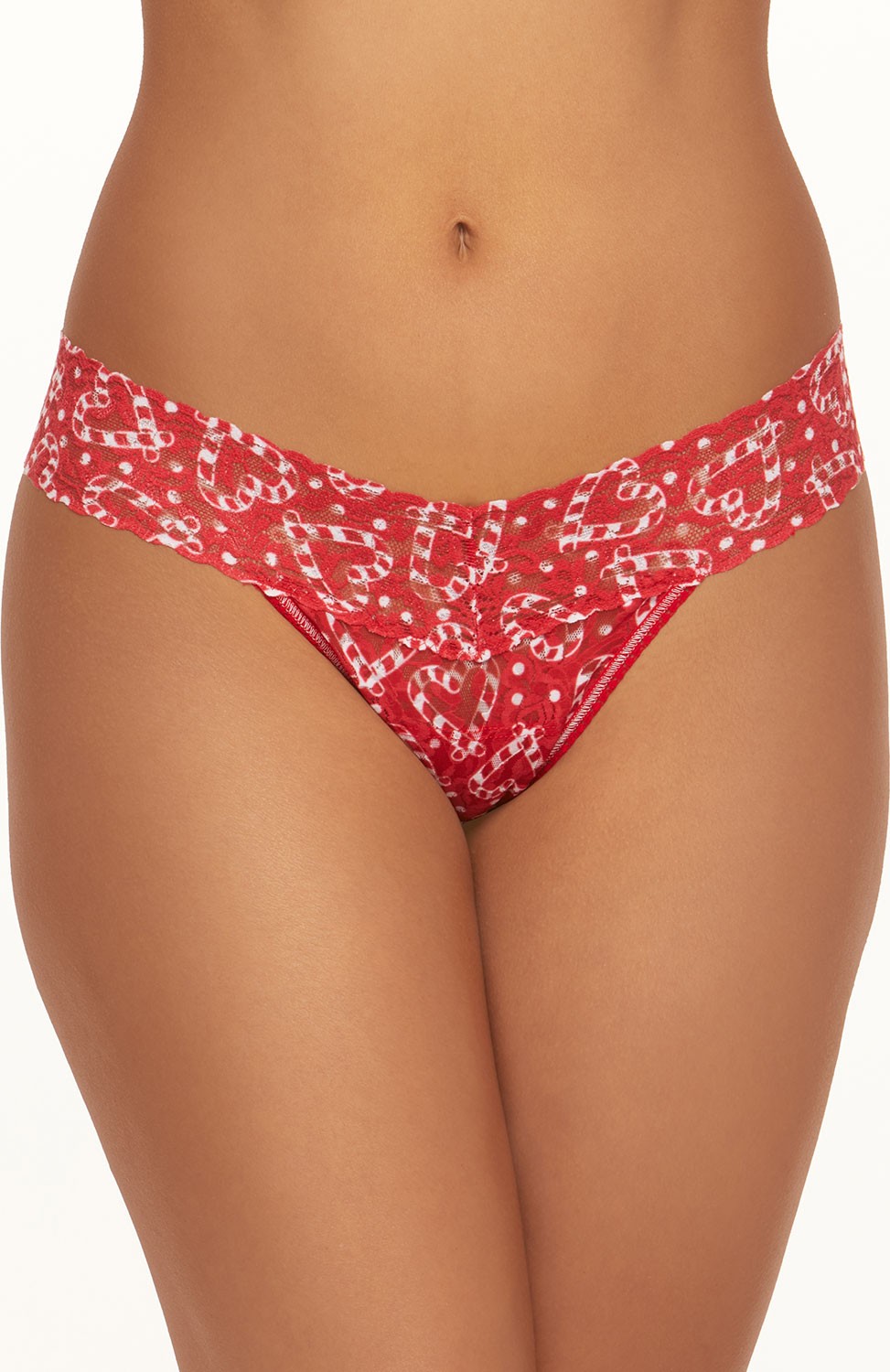 Hanky Panky I Heart Peppermint Low-Rise Lace Thong