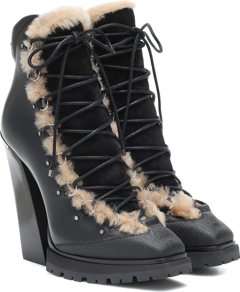 Jimmy Choo Madyn 130 leather ankle boots