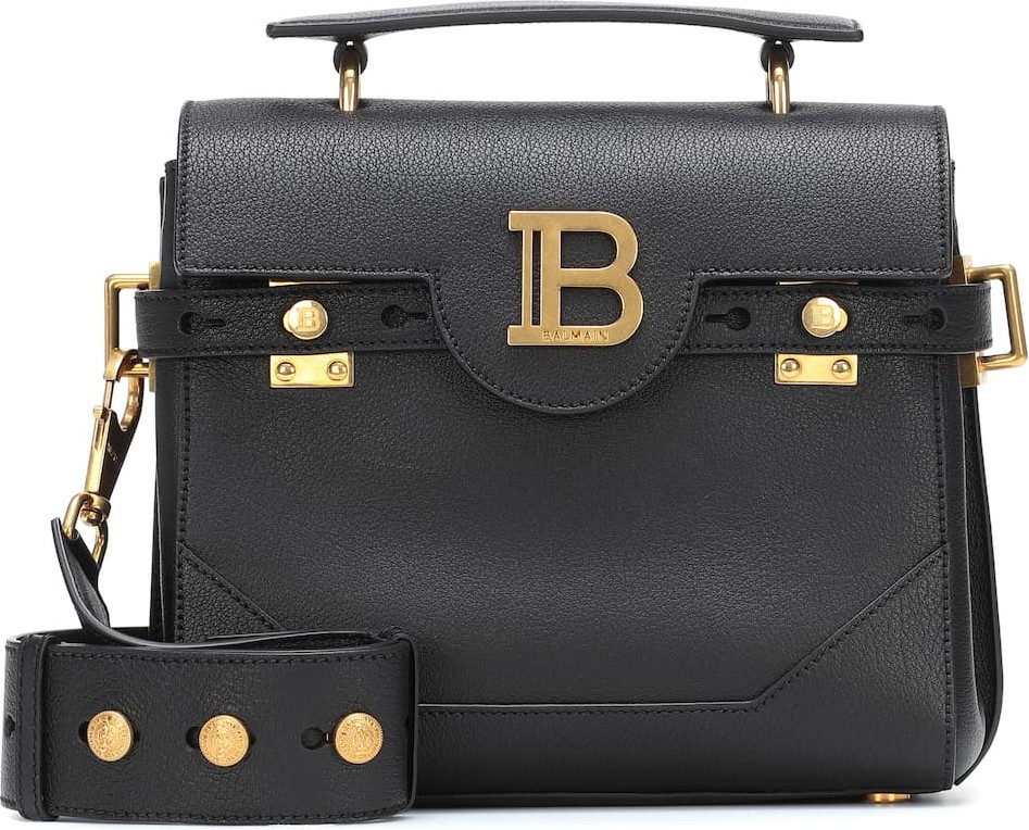 Balmain B-Buzz 23 leather tote