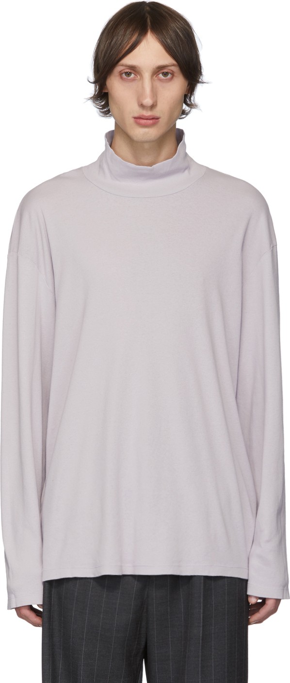 Our Legacy Purple Polo Turtleneck