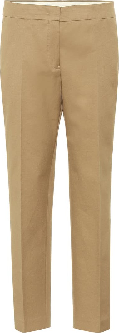 Jil Sander Cropped cotton pants