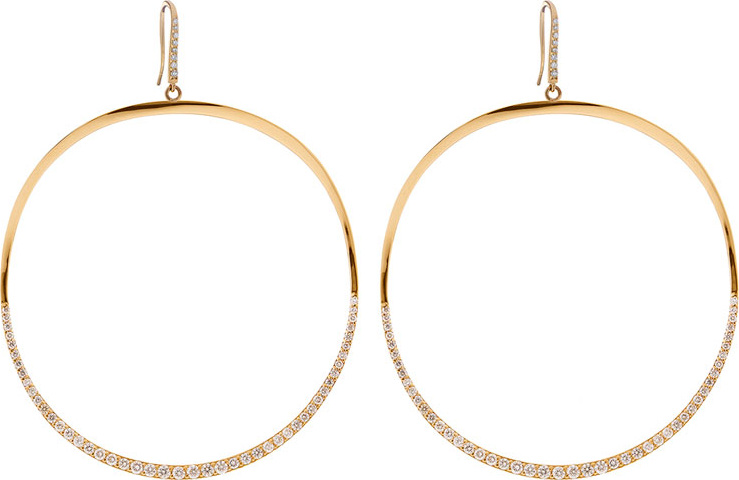 Lana 14k Large Mirage Wave Hoop Earrings