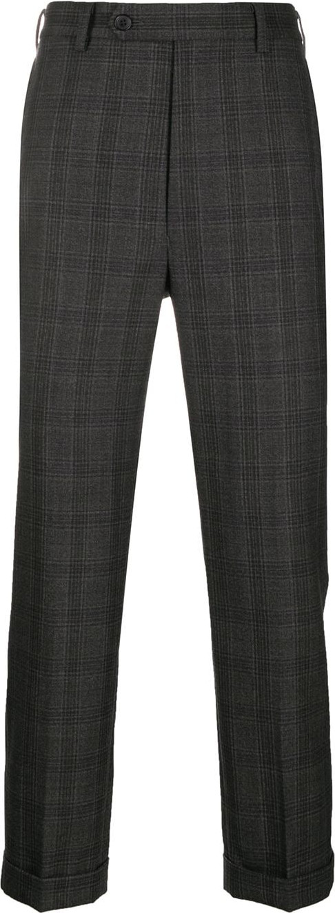 Junya Watanabe MAN - Checked straight-leg trousers