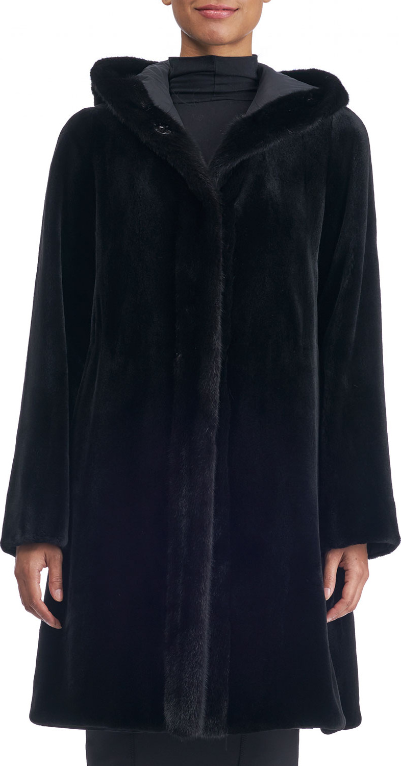 Gorski Reversible Sheared Mink Coat