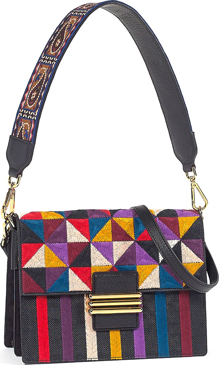 Etro Rainbow Geometric Shoulder Bag