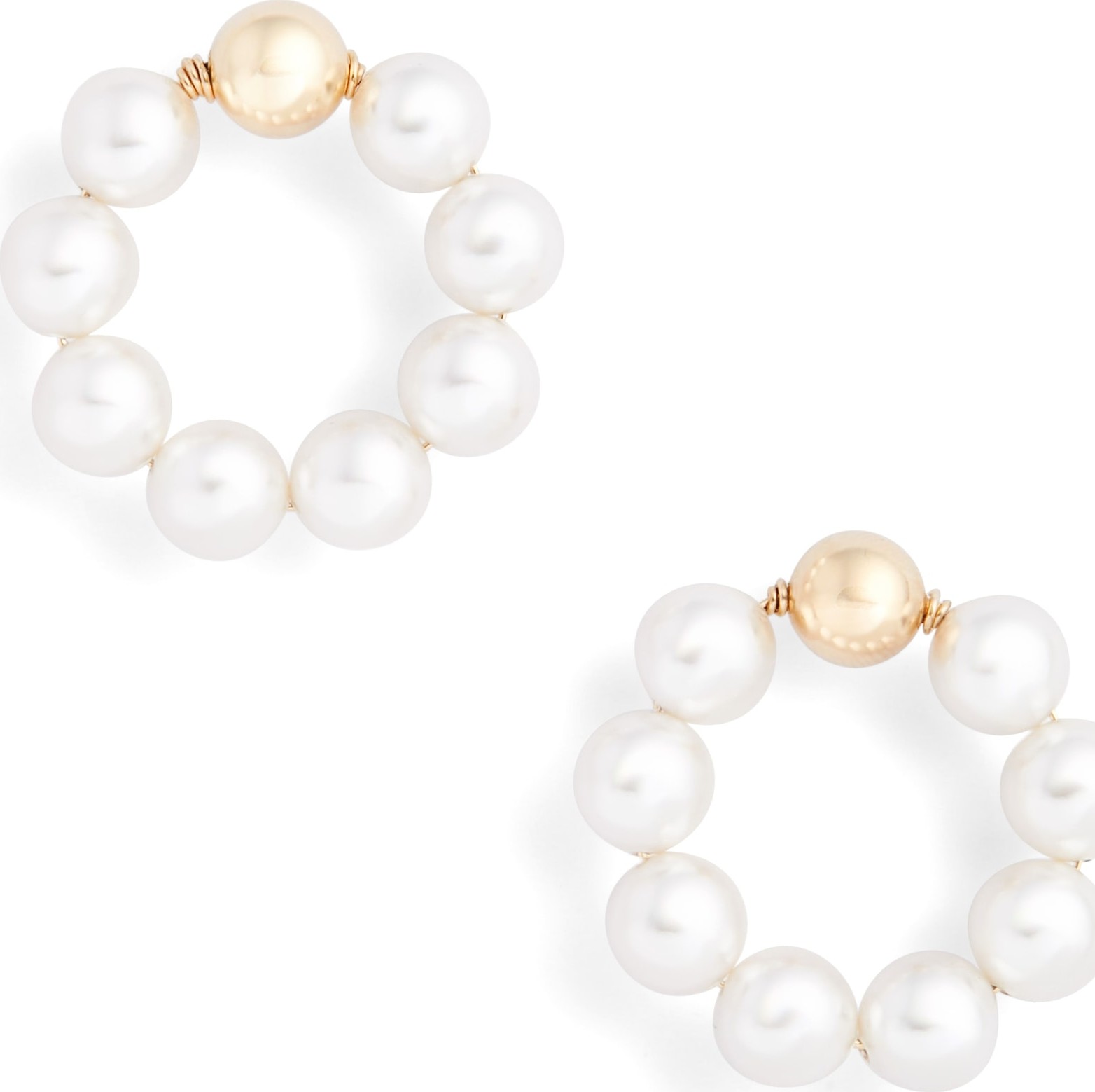 Beck Jewels OG Beaded Hoop Earrings