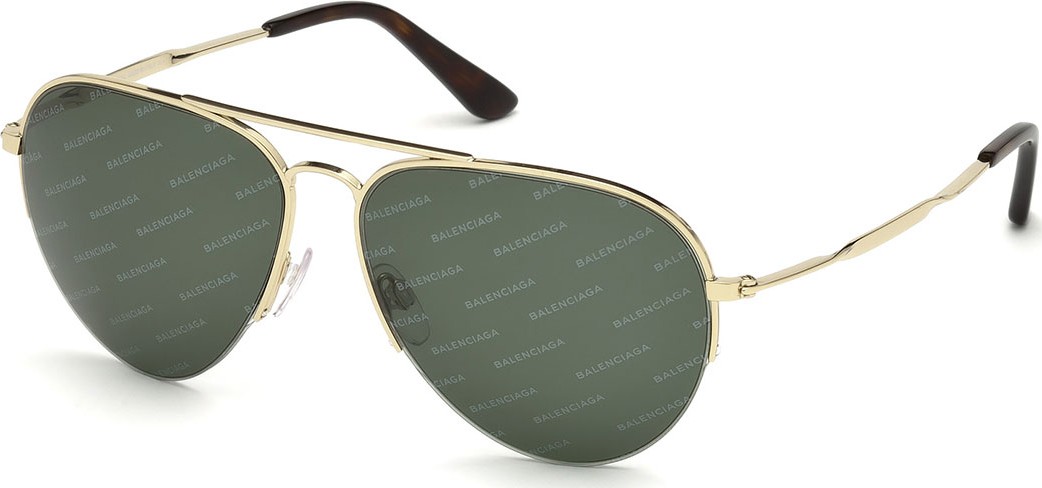 Balenciaga Logomania Aviator Sunglasses