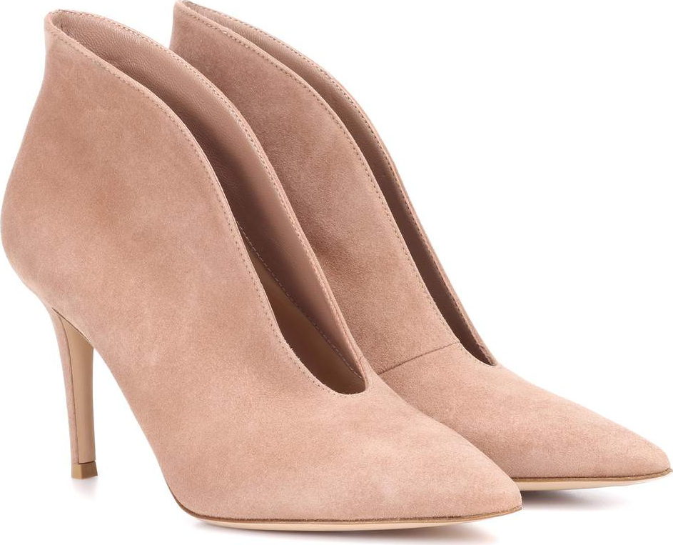 Gianvito Rossi Vania 85 suede pumps