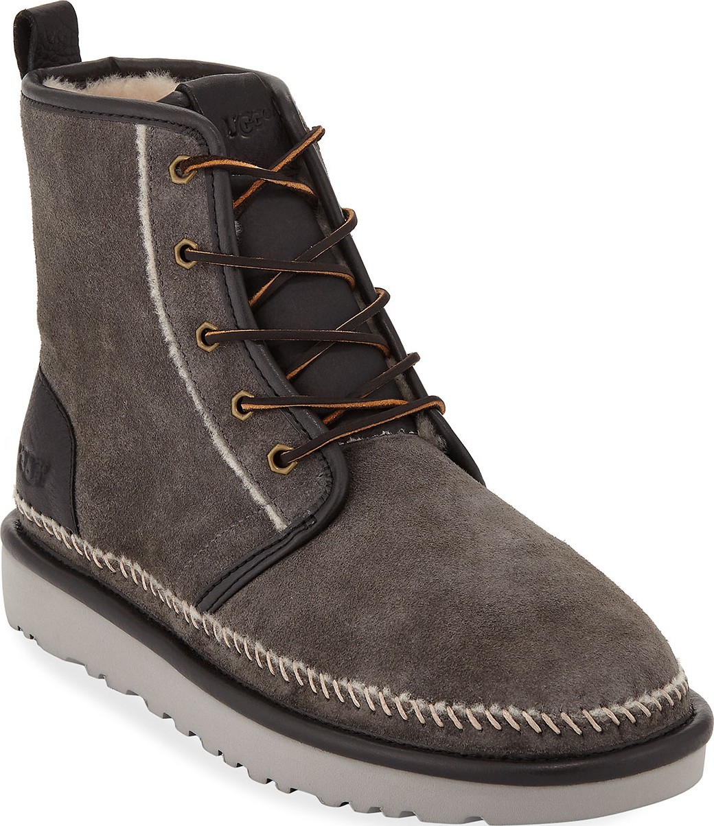 UGG Men's Harkley Stitch Suede Boots