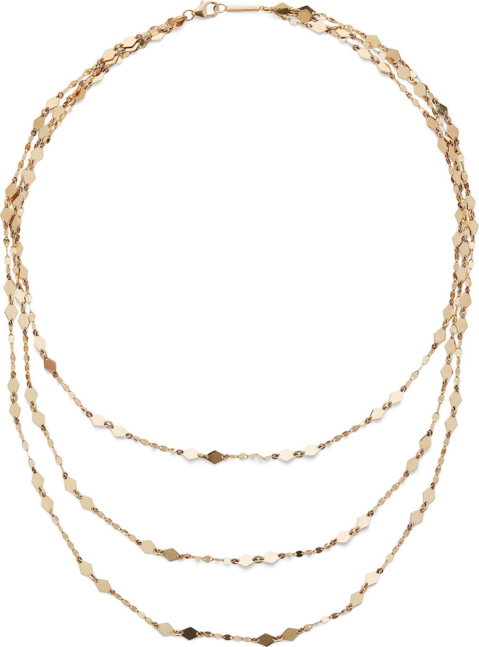 Lana 14k Gold Roma Triple-Strand Necklace