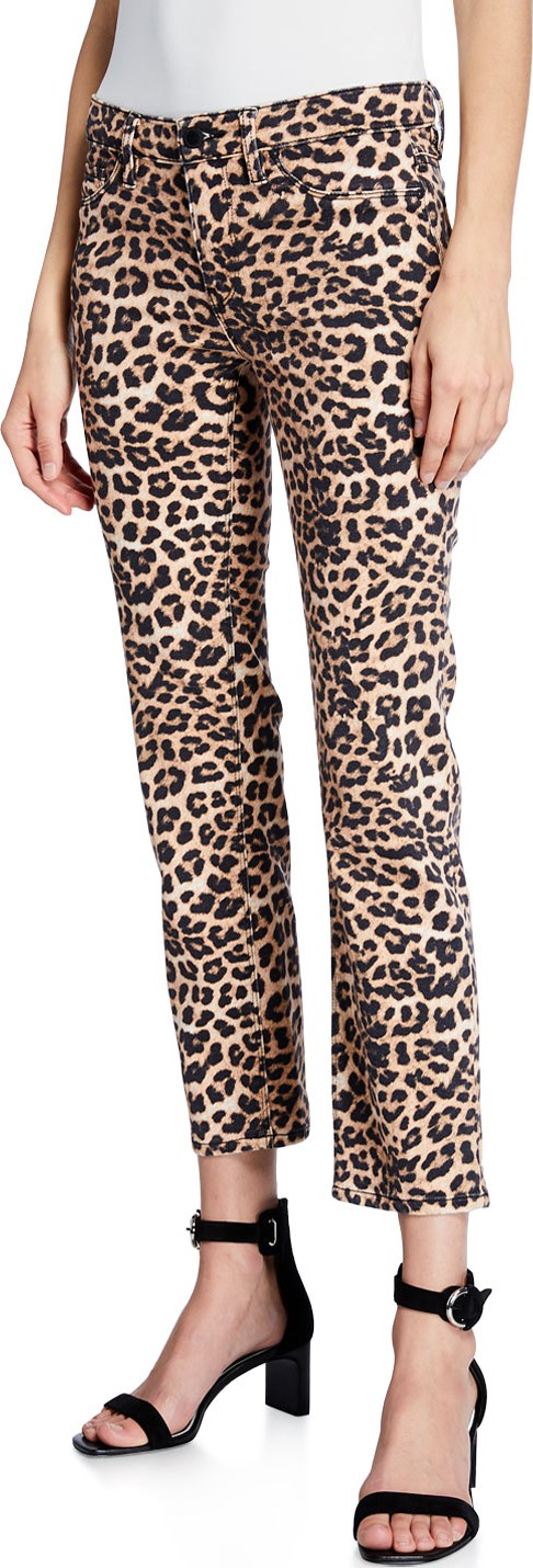 Hudson Nico Mid-Rise Printed Cigarette Jeans