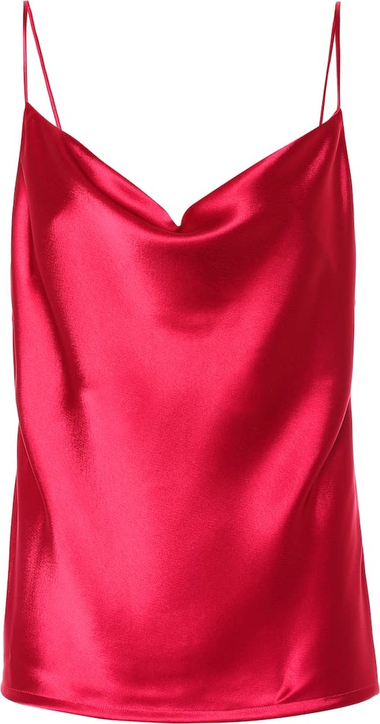 Galvan Whiteley satin slip camisole