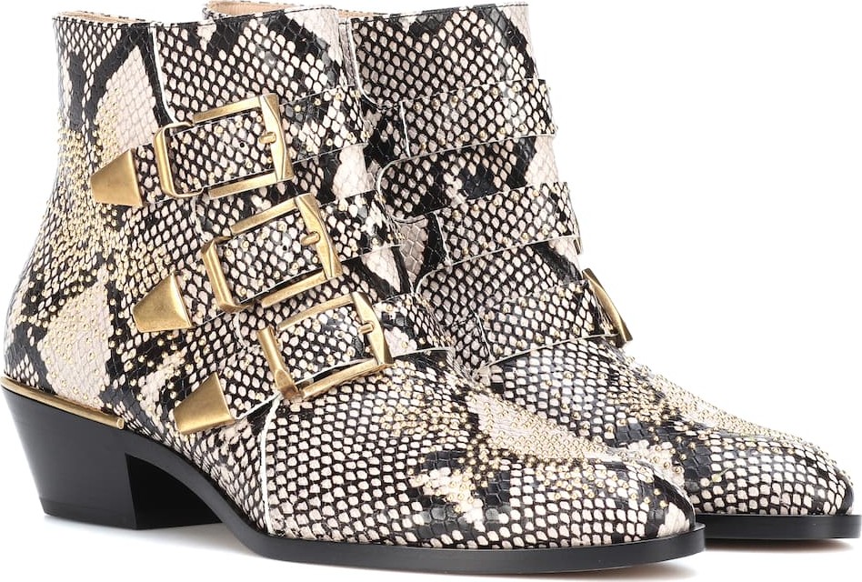 Chloe Susanna leather ankle boots