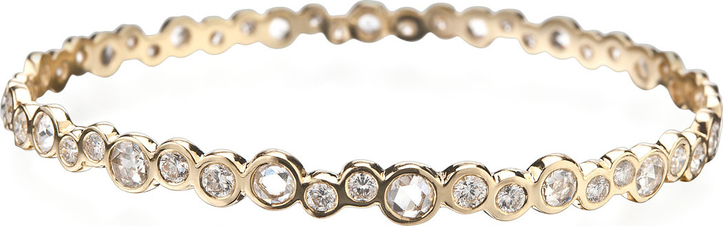 IPPOLITA Stardust 18k Gold Couture Diamond Bubble Bangle