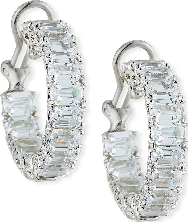 Fantasia by DeSerio EMERLDCUT INSIDEOUTSIDE HOOP