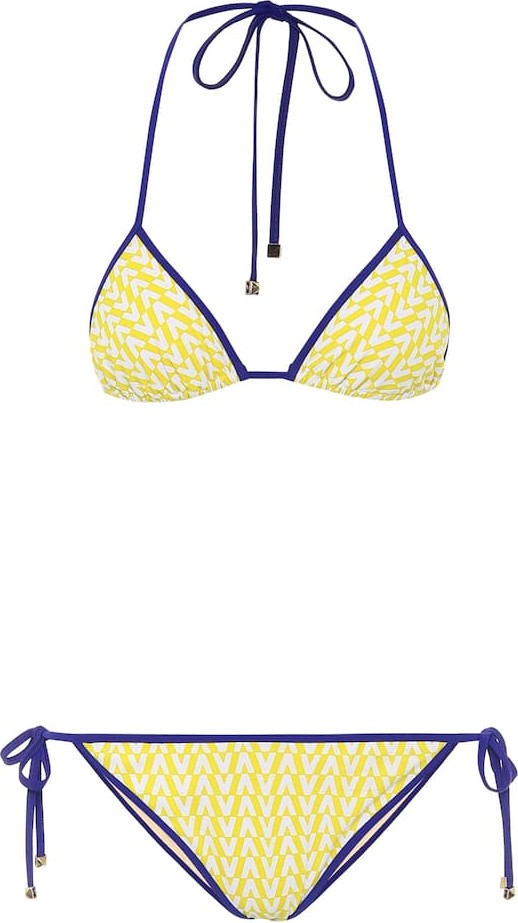 Valentino Exclusive to Mytheresa – Printed triangle bikini