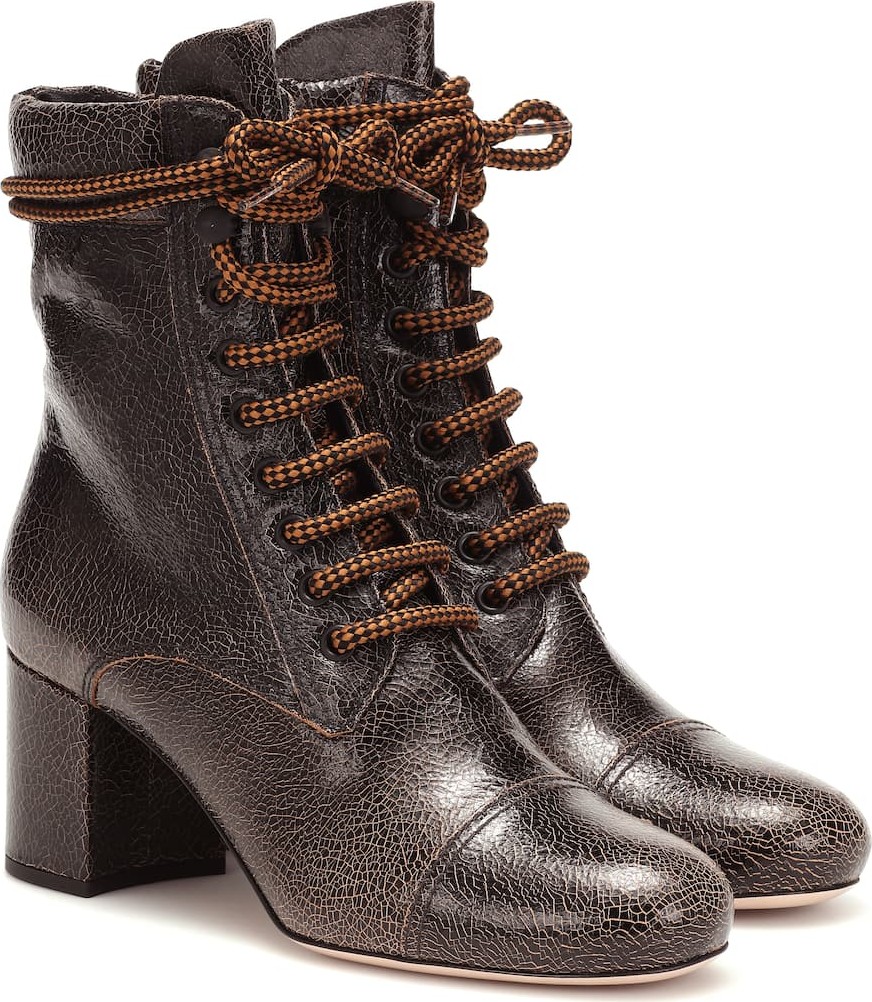 Miu Miu Leather ankle boots