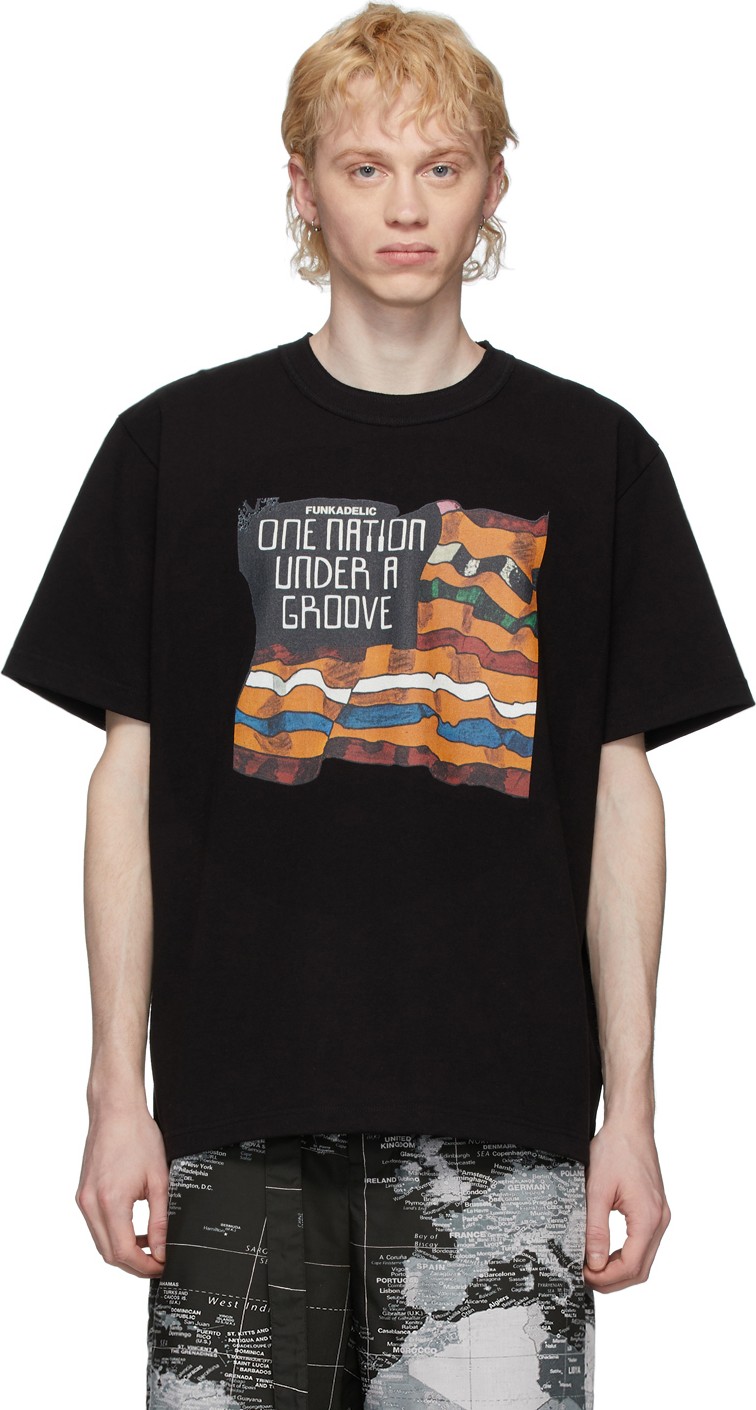 Sacai Black Funkadelic T-Shirt