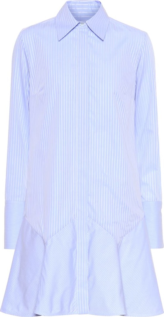 VICTORIA, VICTORIA BECKHAM Striped cotton minidress