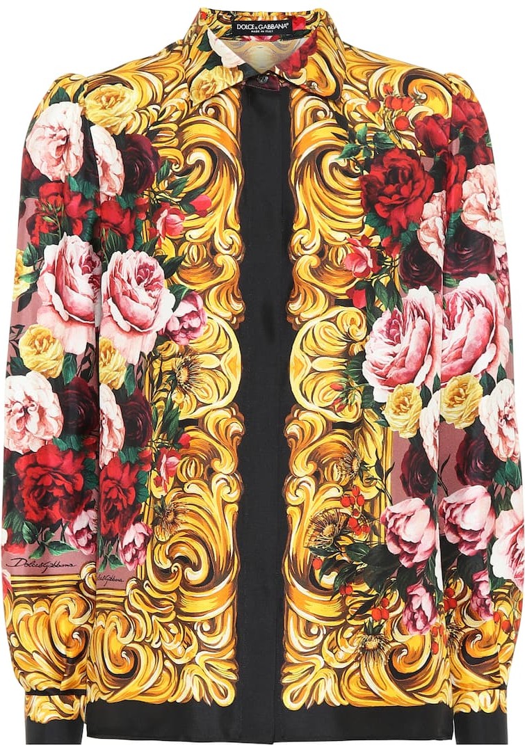 Dolce & Gabbana Floral silk shirt