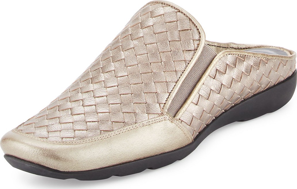 Sesto Meucci Galaxy Woven Comfort Mule, Gray