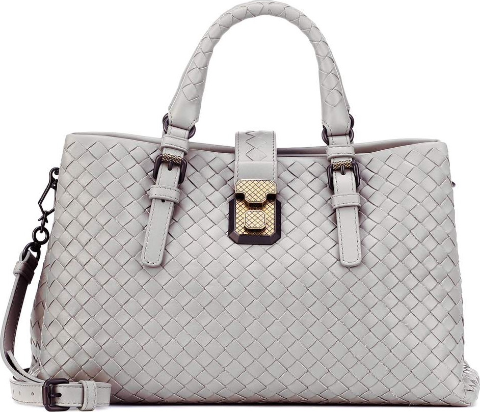 Bottega Veneta Small Roma intrecciato leather tote