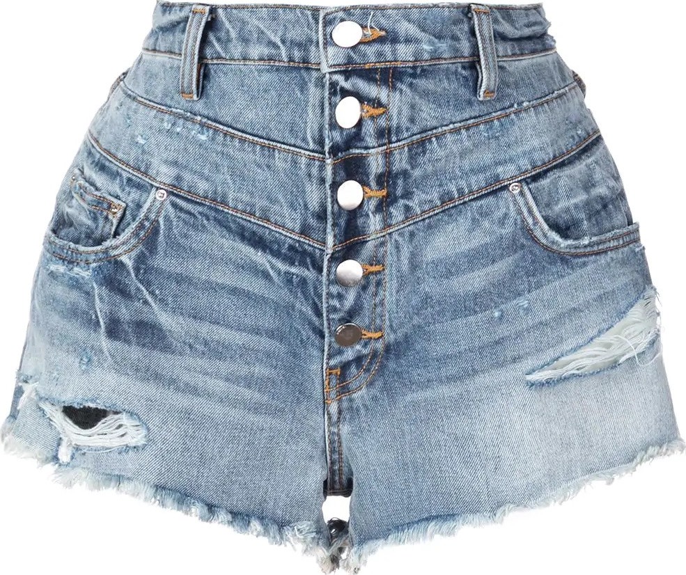 Amiri high-waisted shorts