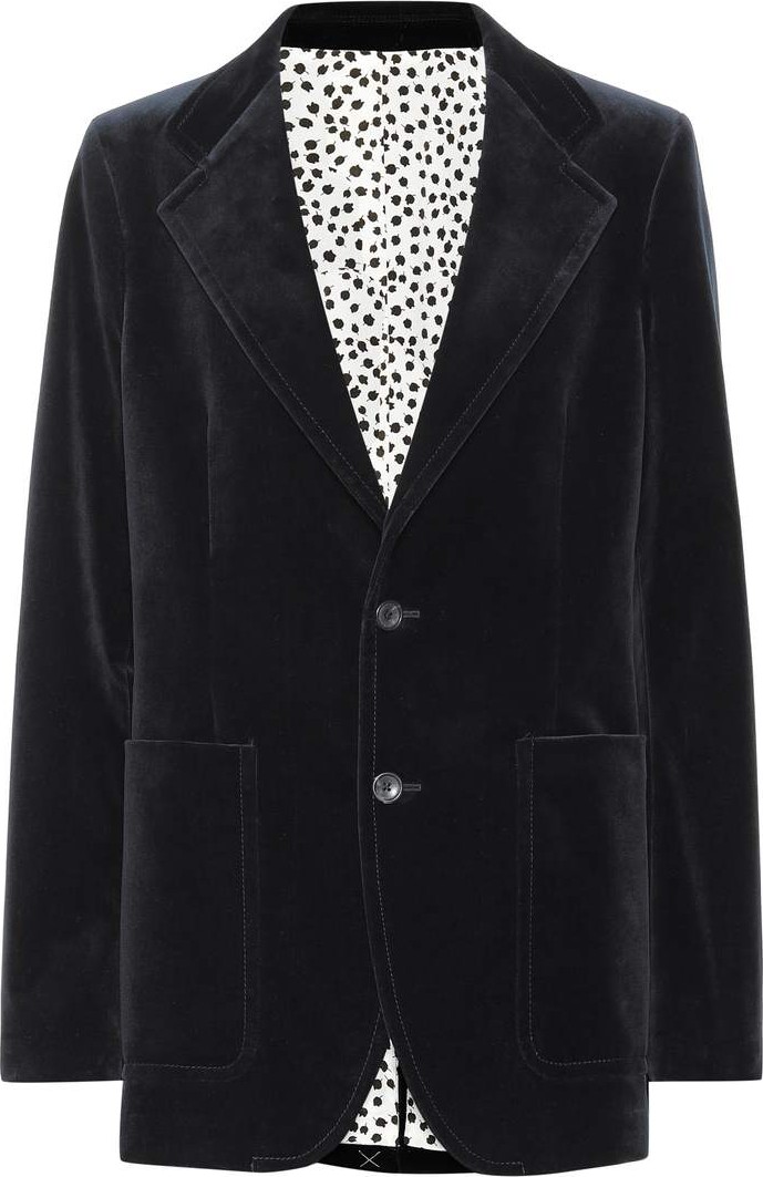 Joseph Albert stretch-velvet blazer