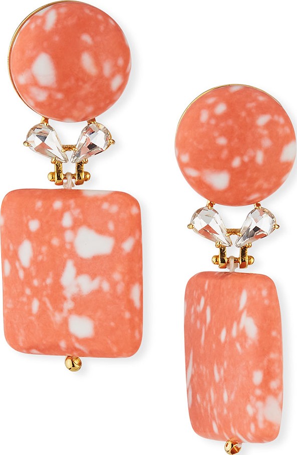Lele Sadoughi Stone Starlet Drop Earrings