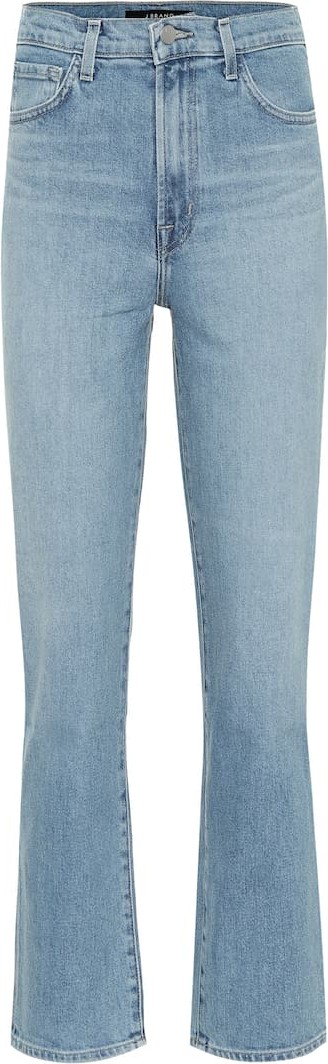 J BRAND Jules high-rise straight jeans