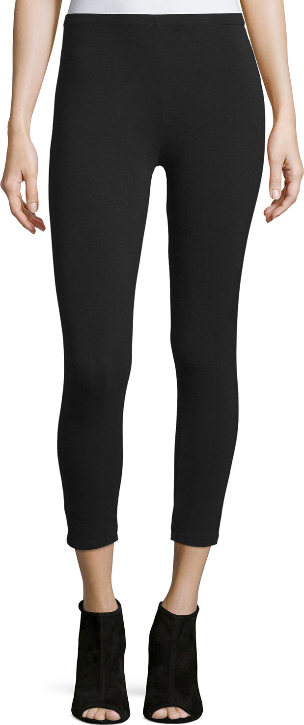 Joan Vass Stretch-Jersey Leggings