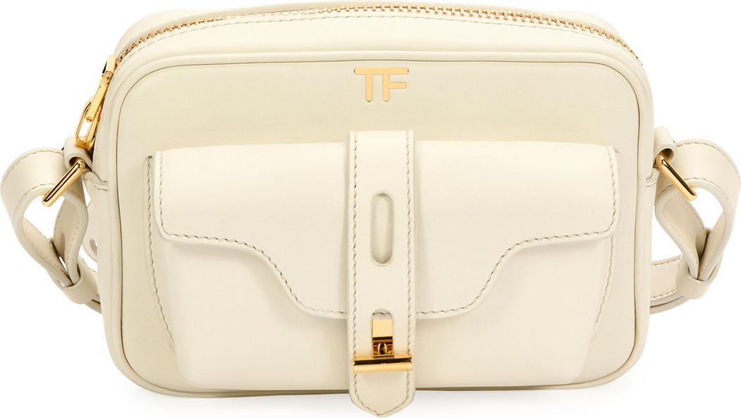 TOM FORD Natural Calf Camera Crossbody Bag