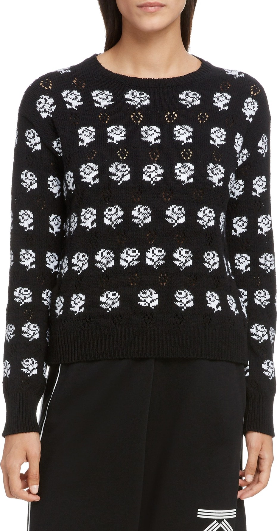 KENZO Rose Jacquard Sweater